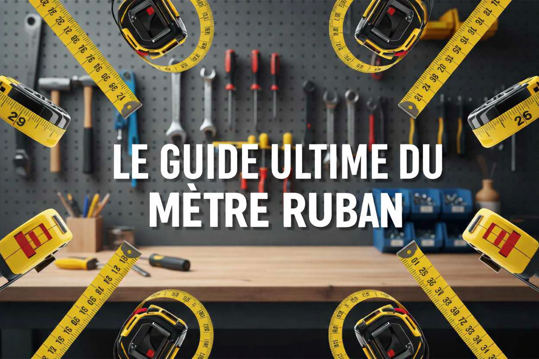 Guide mètre ruban - outil de mesure professionnel pour bricolage