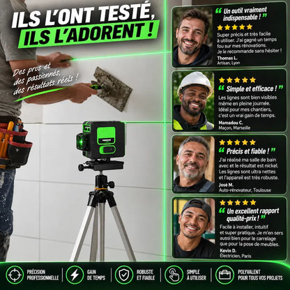 Avis client homme francais sur nivel laser