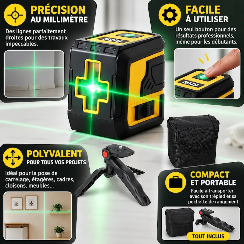 Bénéfices produit niveau laser automatique