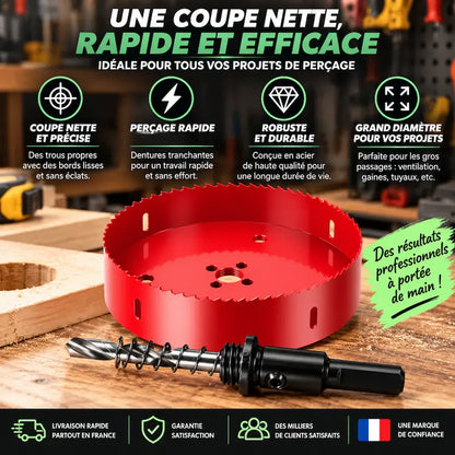 Bénéfices scie cloche rouge