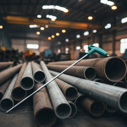 cle allen grande taille sur tuyauterie dans usine industrielle