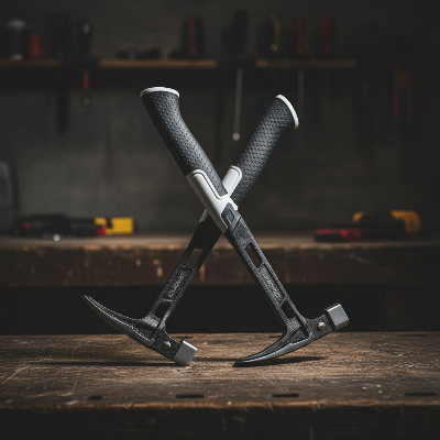 Duo marteau fond atelier bois