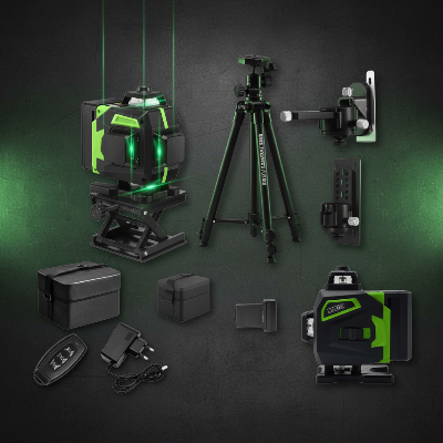 Ensemble niveau laser 360 accessoires