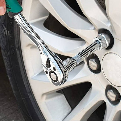 Jeu de cles a douille avec rallonge pour installer boulon