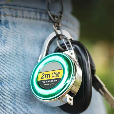 metre ruban porte clé attache sur pantalon