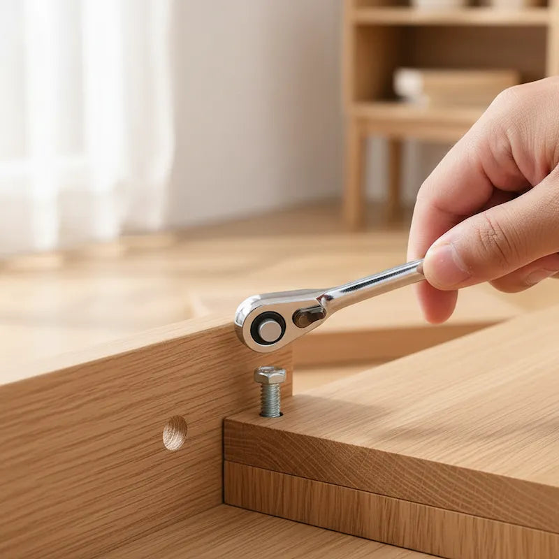 Mini clé à cliquet pour assembler meuble