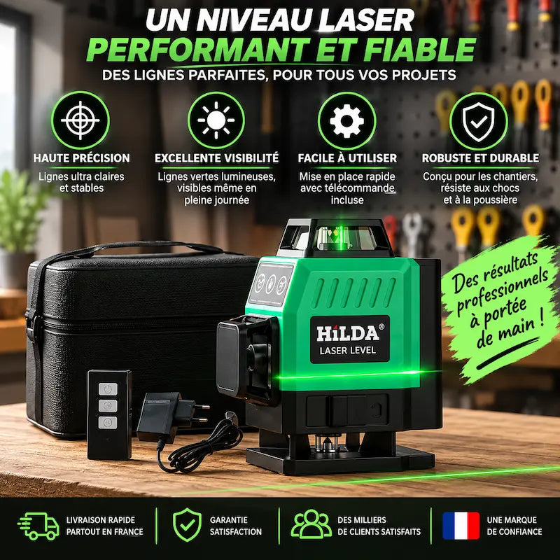 Niveau laser 360 autonivelant bénéfices du produit