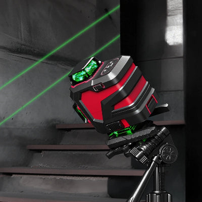 Niveau laser 360 incliné sur trépied
