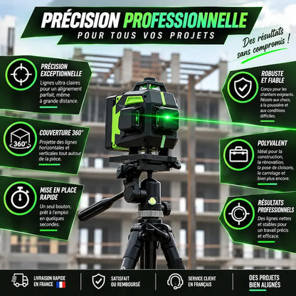 Niveau laser 360 les avantages-bénéfices-produits