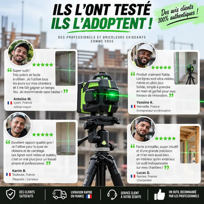 Niveau laser 360 quatre avis clients hommes
