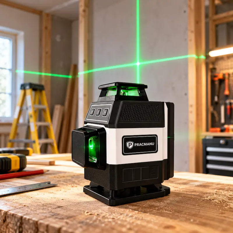 Niveau laser autonivelant compact dans atelier
