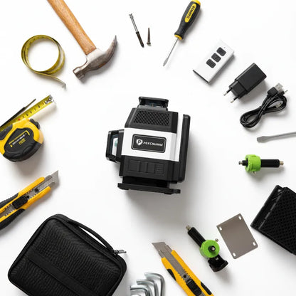 Niveau laser autonivelant entoure outils varies
