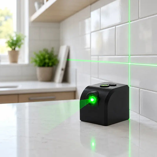 Niveau laser en croix cuisine moderne