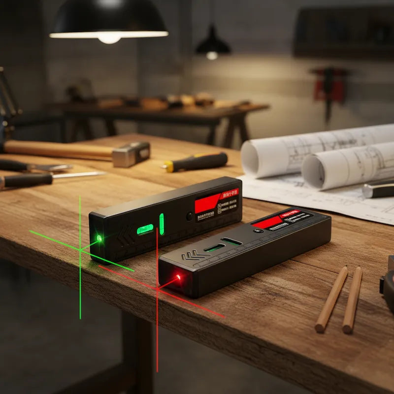 Niveau laser rechargeable vert et rouge