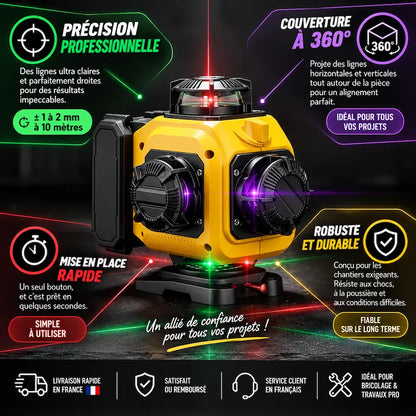 Niveau laser trepied bénéfices et avantages