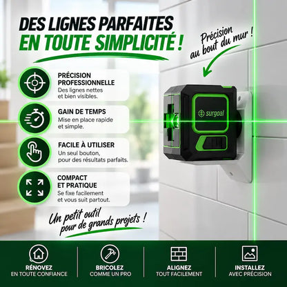 Niveau laser vert bénéfices du produit