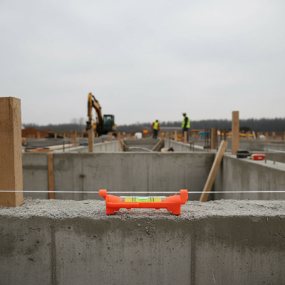 Petit niveau à bulle pour chantier construction