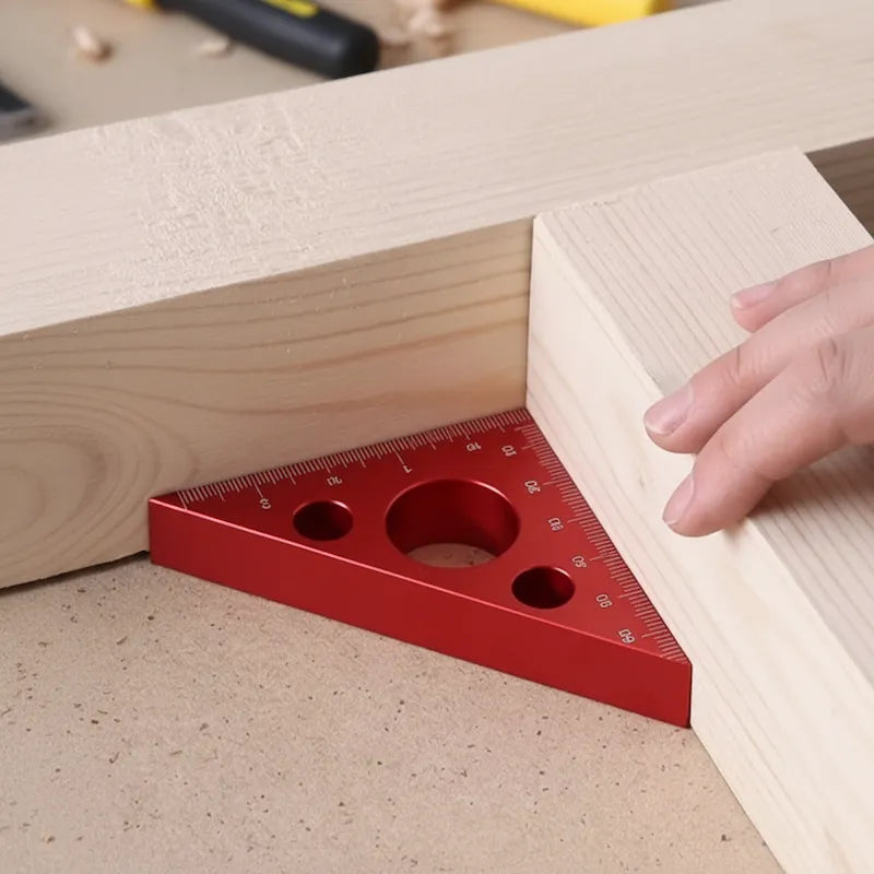 Petite equerre menuisier pour mesurer angle coin