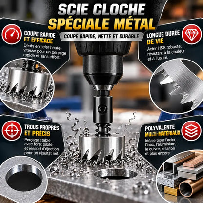 Scie cloche metal haute performance bénéfices