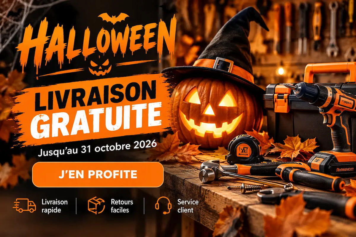 Spécial halloween livraison gratuite niveau laser format mobile