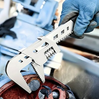 utilisation cle a griffe pour ajuster tuyauterie 